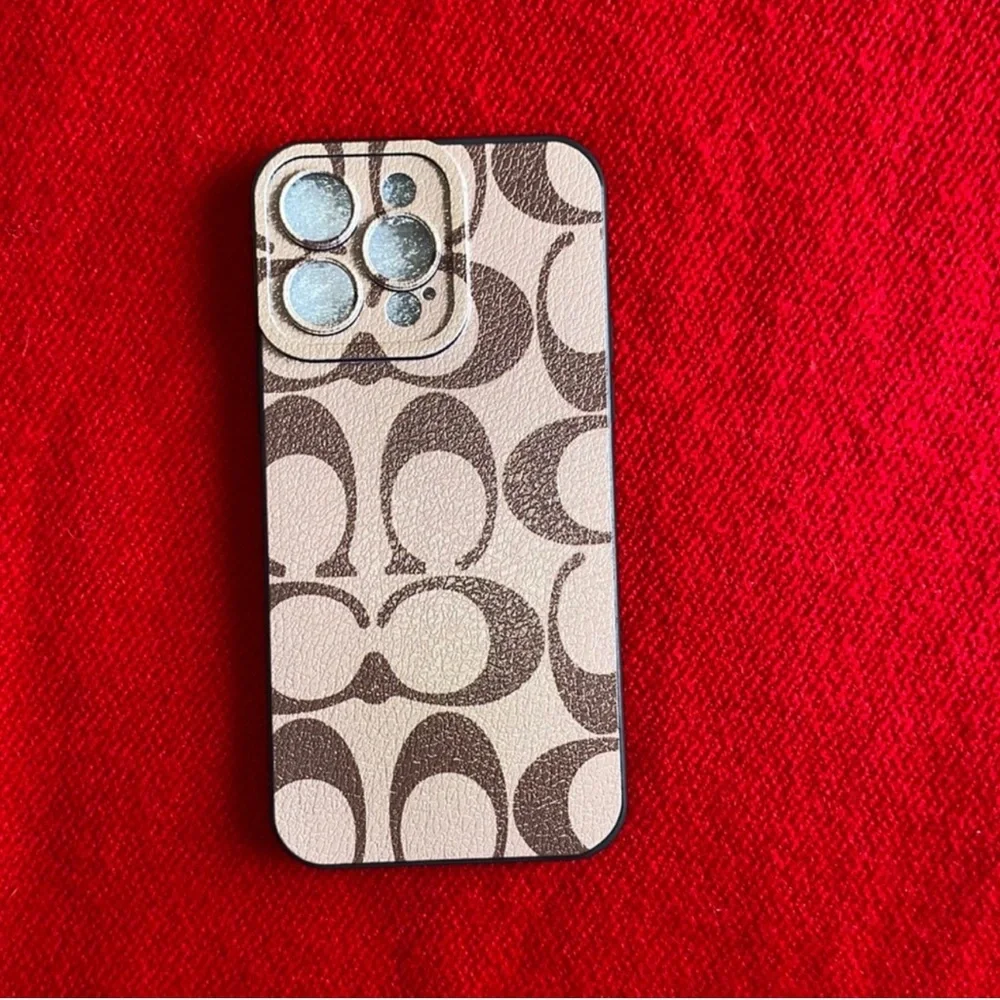 Designer✨🤎🖤Tan and Brown Phone Case